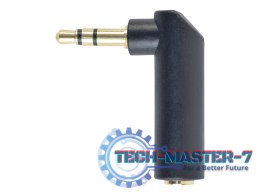 Adapter GEMBIRD A-3.5M-3.5FL MiniJack 3.5 mm (wtyk) - MiniJack 3.5 mm (gniazdo)