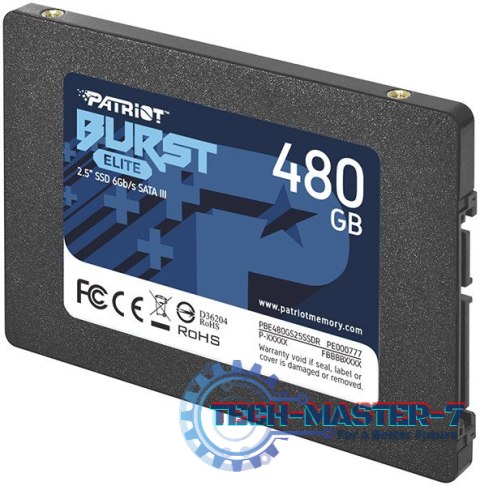 Dysk SSD PATRIOT Burst Elite 480 GB Burst Elite (2.5″ /480 GB /SATA III (6 Gb/s) /450MB/s /320MB/s) Dysk SSD PATRIOT Burst Elite 480 GB Burst Elite (2.5″ /480 GB /SATA III (6 Gb/s) /450MB/s /320MB/s)