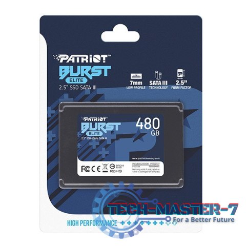 Dysk SSD PATRIOT Burst Elite 480 GB Burst Elite (2.5″ /480 GB /SATA III (6 Gb/s) /450MB/s /320MB/s) Dysk SSD PATRIOT Burst Elite 480 GB Burst Elite (2.5″ /480 GB /SATA III (6 Gb/s) /450MB/s /320MB/s)
