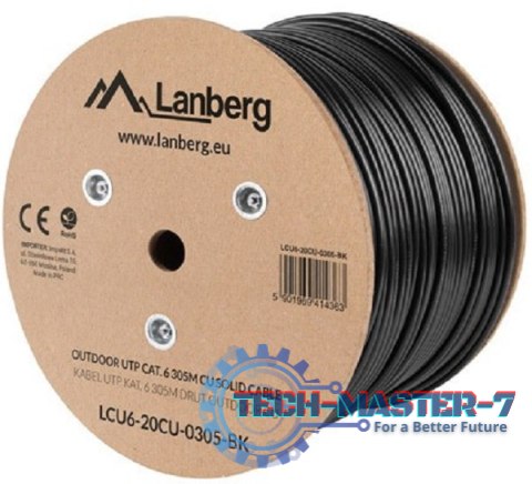 LANBERG LCF6-21CU-0305-BK 305 Sieciowy LANBERG LCF6-21CU-0305-BK 305 Sieciowy