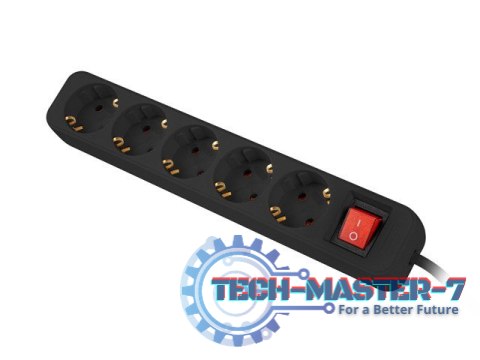 Listwa zasilająca LANBERG PS1-05F-0300-BK Listwa zasilająca LANBERG PS1-05F-0300-BK