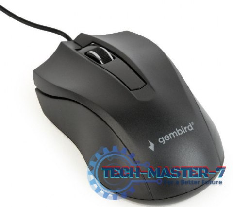 Mysz Przewodowa GEMBIRD MUS-3B-01 Czarny Mysz Przewodowa GEMBIRD MUS-3B-01 Czarny