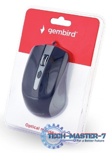 Mysz Przewodowa GEMBIRD MUS-4B-01-GB Szaro-czarny Mysz Przewodowa GEMBIRD MUS-4B-01-GB Szaro-czarny