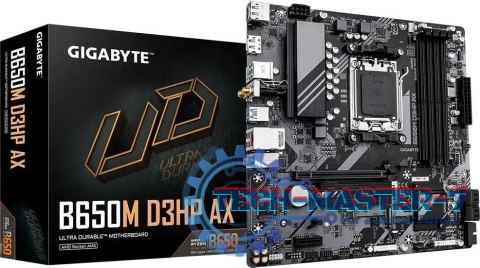 Płyta główna GIGABYTE B650M D3HP AX AM5 MICRO ATX Płyta główna GIGABYTE B650M D3HP AX AM5 MICRO ATX