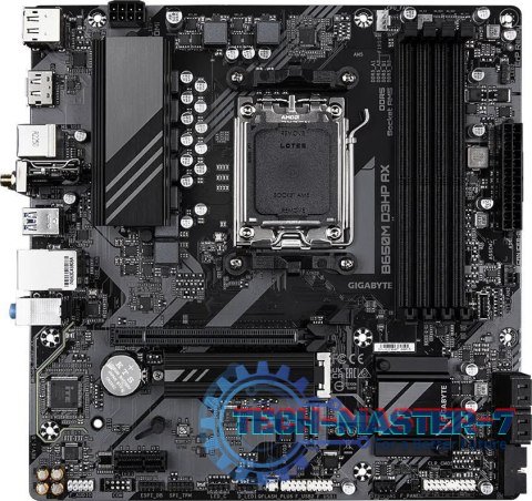 Płyta główna GIGABYTE B650M D3HP AX AM5 MICRO ATX Płyta główna GIGABYTE B650M D3HP AX AM5 MICRO ATX