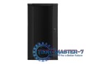 Szafa instalacyjna wisząca 19'' 27U 600X450mm czarna (drzwi szklane) Szafa instalacyjna wisząca 19'' 27U 600X450mm czarna (drzwi szklane)