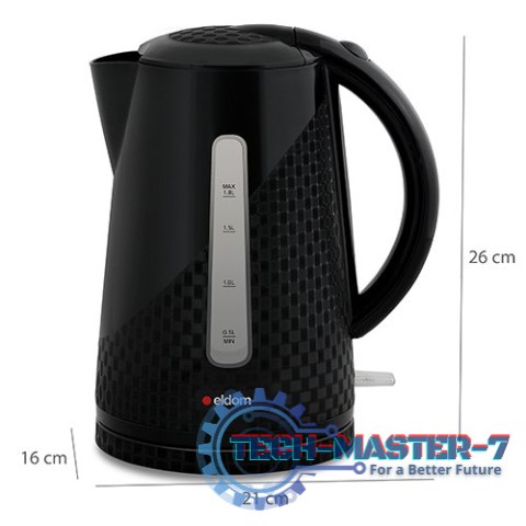 Czajnik bezprzewodowy ELDOM C240 2000W czarny 1,8L ELDOM Czajnik bezprzewodowy ELDOM C240 2000W czarny 1,8L ELDOM