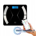 Inteligentna waga łazienkowa bluetooth Eldom TWO500 czarna ELDOM Inteligentna waga łazienkowa bluetooth Eldom TWO500 czarna ELDOM
