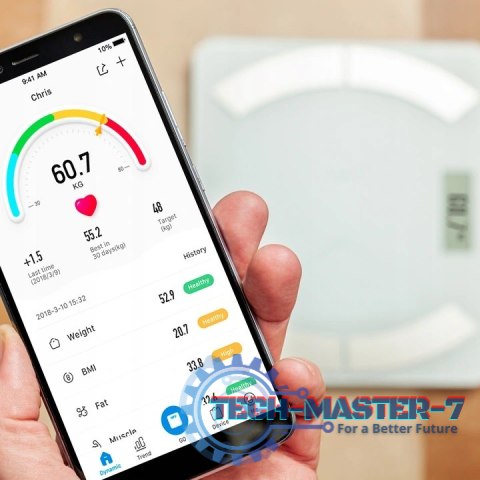 Inteligentna waga łazienkowa bluetooth Eldom TWO500 czarna ELDOM Inteligentna waga łazienkowa bluetooth Eldom TWO500 czarna ELDOM