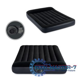 Materac dmuchany 191x137 cm dwuosobowy z pompką łóżko welur INTEX 64148N INTEX