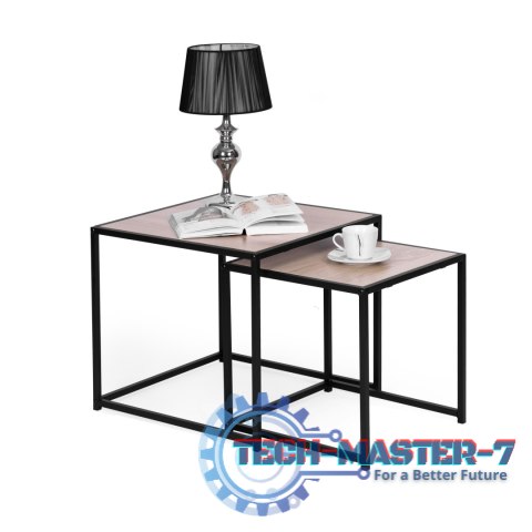 Zestaw stolików kawowych 2 szt. lofotwy design ModernHome Zestaw stolików kawowych 2 szt. lofotwy design ModernHome