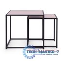 Zestaw stolików kawowych 2 szt. lofotwy design ModernHome Zestaw stolików kawowych 2 szt. lofotwy design ModernHome