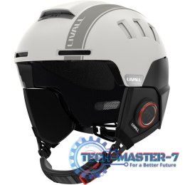 Kask narciarski Bluetooth 57-61cm Intercom/SOS biały