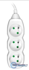 Listwa zasilająca TRACER Power Cord 1.5 m (3 gniazda Biały) TRALIS44613 Listwa zasilająca TRACER Power Cord 1.5 m (3 gniazda Biały) TRALIS44613