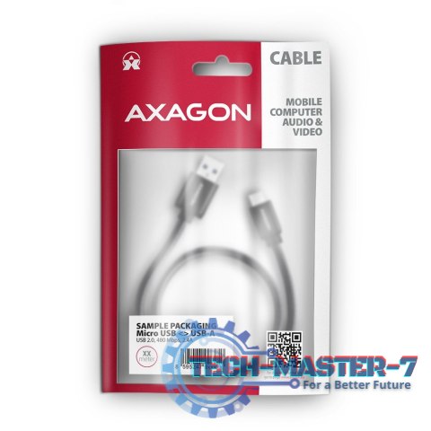 Kabel USB AXAGON microUSB typ B 2 Kabel USB AXAGON microUSB typ B 2
