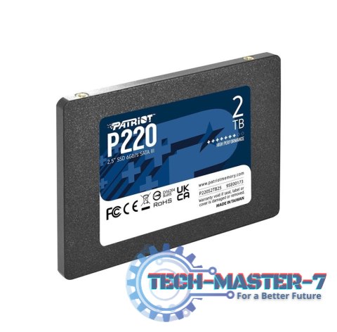 Dysk SSD PATRIOT P220S2TB25 P220 (2.5″ /2 TB /SATA III (6 Gb/s) /550MB/s /500MB/s) Dysk SSD PATRIOT P220S2TB25 P220 (2.5″ /2 TB /SATA III (6 Gb/s) /550MB/s /500MB/s)