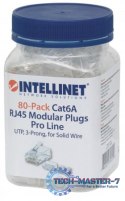 INTELLINET NETWORK SOLUTIONS Wtyk modularny RJ45 8P8C Cat6A UTP Wtyk INTELLINET NETWORK SOLUTIONS Wtyk modularny RJ45 8P8C Cat6A UTP Wtyk
