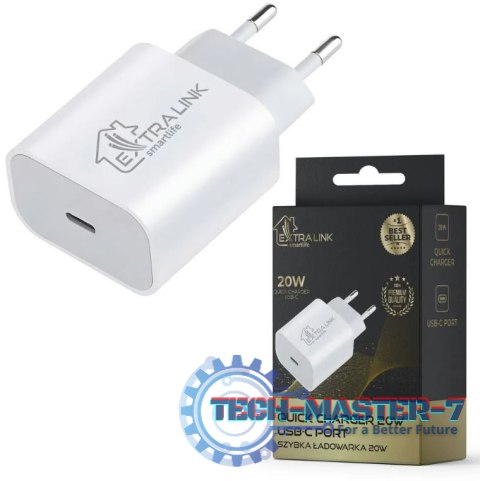 Ładowarka EXTRALINK CHARESL03(USB typu C\3000mA\5V) Ładowarka EXTRALINK CHARESL03(USB typu C\3000mA\5V)