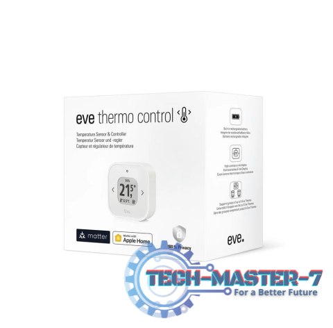 Eve Thermo Control - czujnik temperatury i kontroler do Eve Thermo (technologia Matter) Eve Thermo Control - czujnik temperatury i kontroler do Eve Thermo (technologia Matter)