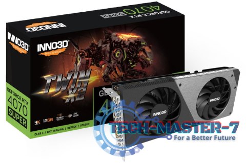 Karta graficzna INNO3D GeForce RTX 4070 SUPER Twin X2 12GB GDDR6X (N407S2-126X-186162N) Karta graficzna INNO3D GeForce RTX 4070 SUPER Twin X2 12GB GDDR6X (N407S2-126X-186162N)