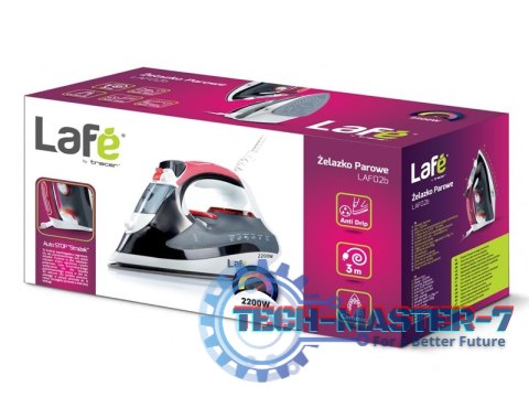 Żelazko parowe LAFE LAF02b Czarno-czerwony LAFZEL44446 (2200W /Czarno-biały) Żelazko parowe LAFE LAF02b Czarno-czerwony LAFZEL44446 (2200W /Czarno-biały)