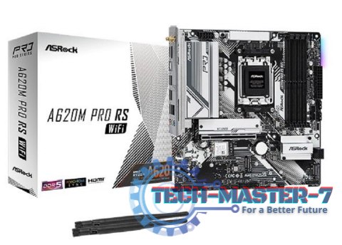 Płyta główna ASROCK A620M PRO RS AM5 MICRO ATX Płyta główna ASROCK A620M PRO RS AM5 MICRO ATX