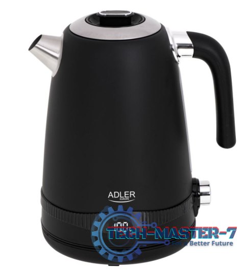Czajnik ADLER z regulacją temperatury AD 1295B (1.7L /2200W /Czarno-srebrny ) Czajnik ADLER z regulacją temperatury AD 1295B (1.7L /2200W /Czarno-srebrny )