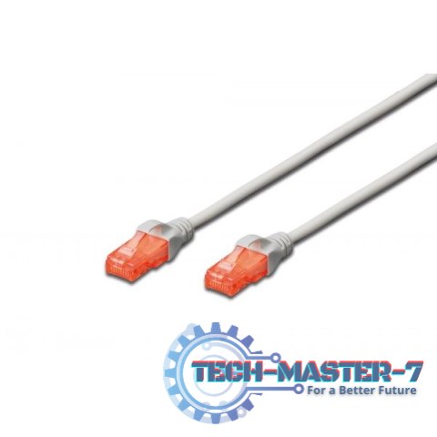 DIGITUS Cat6 U/UTP 5 m Szary 5 Patchcord DIGITUS Cat6 U/UTP 5 m Szary 5 Patchcord