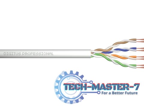 Kabel teleinformatyczny instalacyjny kat.5e, U/UTP, Eca, drut, AWG 24/1, PVC, 305m, szary, karton Kabel teleinformatyczny instalacyjny kat.5e, U/UTP, Eca, drut, AWG 24/1, PVC, 305m, szary, karton