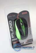 Mysz optyczna 800dpi czarno-zielona MT1091G Mysz optyczna 800dpi czarno-zielona MT1091G
