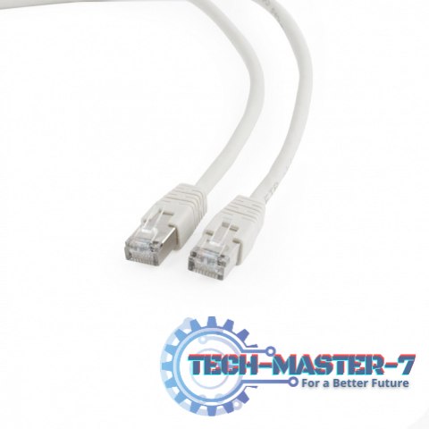 Patch cord ekranowany FTP kat.6 oslonka zal. 0.25m szary Patch cord ekranowany FTP kat.6 oslonka zal. 0.25m szary