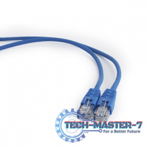 Patch cord kat.5e osłonka zalewana 0.5M niebieski Patch cord kat.5e osłonka zalewana 0.5M niebieski