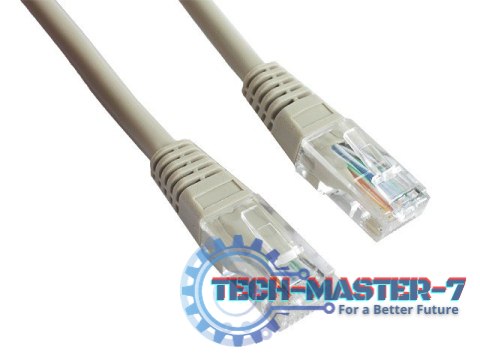 Patch cord kat.5e osłonka zalewana 20M szary Patch cord kat.5e osłonka zalewana 20M szary