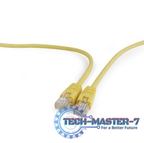Patch cord kat.5e osłonka zalewana 3M żółty Patch cord kat.5e osłonka zalewana 3M żółty