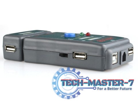 Tester diodowy kabli RJ4 5,RJ11,UTP,STP,USB AA/AB Tester diodowy kabli RJ4 5,RJ11,UTP,STP,USB AA/AB
