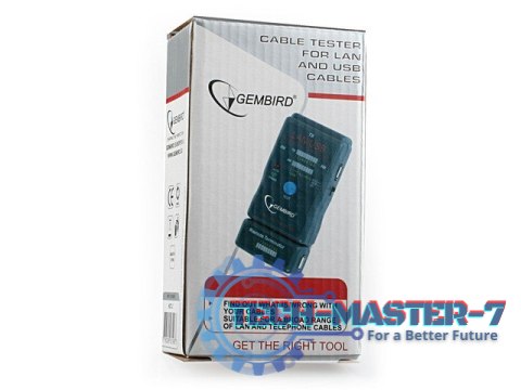 Tester diodowy kabli RJ4 5,RJ11,UTP,STP,USB AA/AB Tester diodowy kabli RJ4 5,RJ11,UTP,STP,USB AA/AB