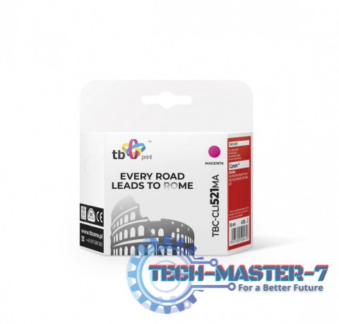 Tusz do Canon CLI-521 TBC-CLI521MA MA Tusz do Canon CLI-521 TBC-CLI521MA MA