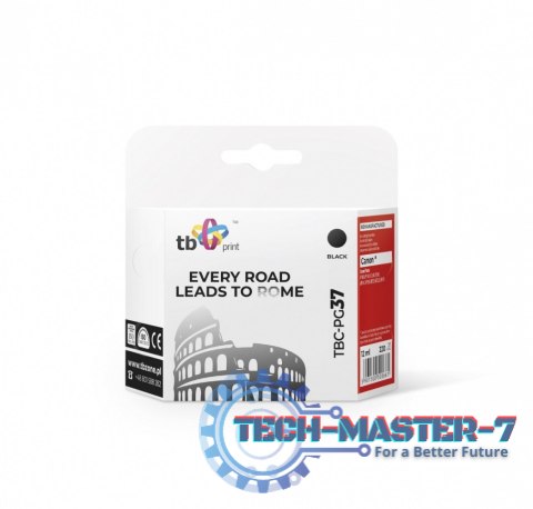 Tusz do Canon PG-37 TBC-PG37 BK ref. Tusz do Canon PG-37 TBC-PG37 BK ref.