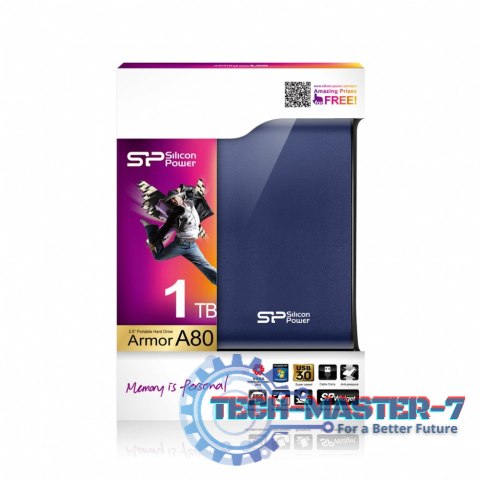 ARMOR A80 1TB USB3.0 PANCERNY / wibro/pyło/wstrząso i wodoodporny ARMOR A80 1TB USB3.0 PANCERNY / wibro/pyło/wstrząso i wodoodporny