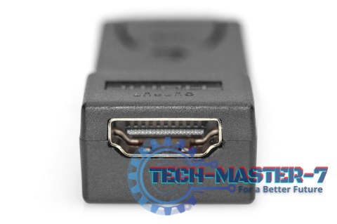 Adapter Displayport 1080p 60Hz FHD Typ DP/HDMI A M/Ż czarny Adapter Displayport 1080p 60Hz FHD Typ DP/HDMI A M/Ż czarny