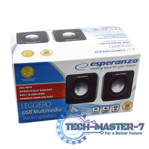GŁOŚNIKI 2.0 CUBE USB EP111 2x3W GŁOŚNIKI 2.0 CUBE USB EP111 2x3W