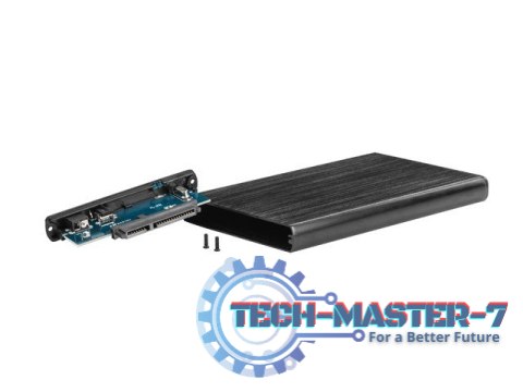 Kieszeń zewnętrzna HDD sata RHINO 2,5 USB 2.0 Aluminium Black Kieszeń zewnętrzna HDD sata RHINO 2,5 USB 2.0 Aluminium Black