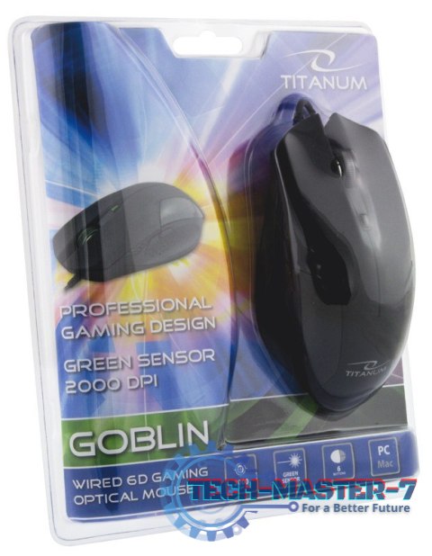 MYSZ DLA GRACZY TM106 USB, 6D, DPI 2000 GOBLIN MYSZ DLA GRACZY TM106 USB, 6D, DPI 2000 GOBLIN