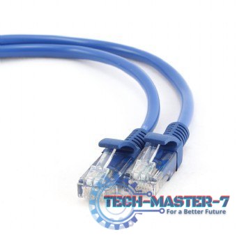 Patch cord kat.5e osłonka zalewana 0.25M niebieski Patch cord kat.5e osłonka zalewana 0.25M niebieski