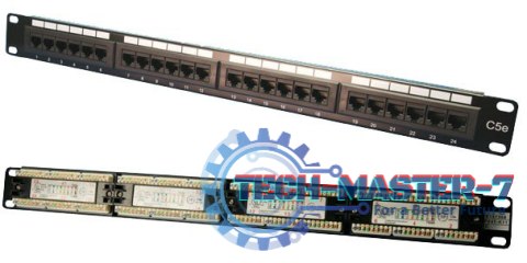 Patch panel CAT5e 24-porty Patch panel CAT5e 24-porty