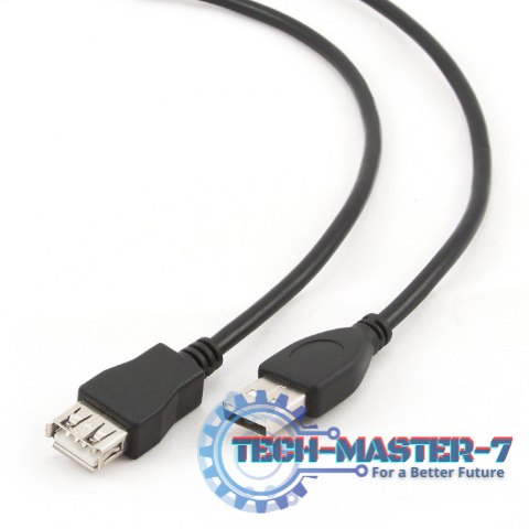 Przedłużacz USB 2.0 typu AM-AF 4.5m czarny Przedłużacz USB 2.0 typu AM-AF 4.5m czarny