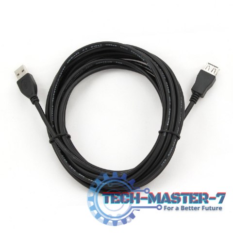Przedłużacz USB 2.0 typu AM-AF 4.5m czarny Przedłużacz USB 2.0 typu AM-AF 4.5m czarny