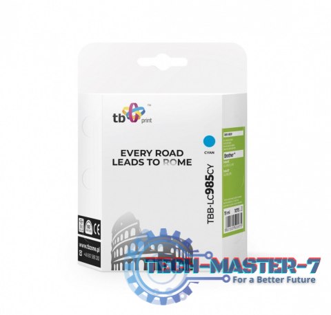 Tusz do Brother LC 985 TBB-LC985CY CY Tusz do Brother LC 985 TBB-LC985CY CY
