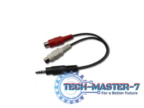 Kabel MINIJACK/2xRCA(Cinch) M/F 20cm Kabel MINIJACK/2xRCA(Cinch) M/F 20cm