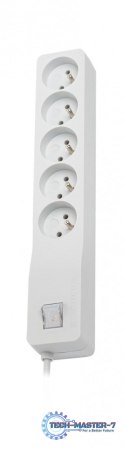 Listwa przeciwprzepięciowa ZX 510, 1L, 3,0m, szara Listwa przeciwprzepięciowa ZX 510, 1L, 3,0m, szara
